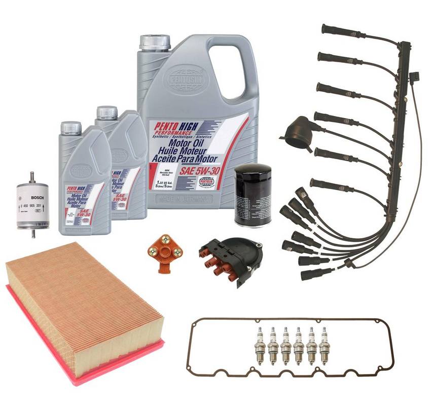 BMW Ignition Tune-Up Kit (5W-30) (7 Liter) (High Performance) 13721720861 - eEuroparts Kit 3084980KIT